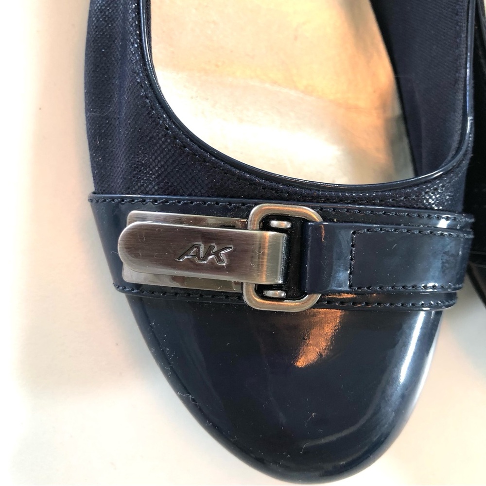Anne Klein Able Ballet Flats Navy Blue, AK Sport Acacia Women’s 7.5 Comfortable - Picture 9 of 17